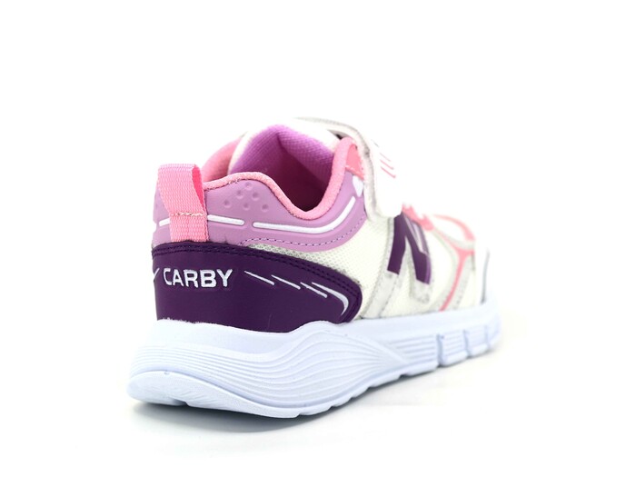 Carby Filet 130 Anorak Spor Ayakkabı Beyaz - Pembe - Mor - Thumbnail