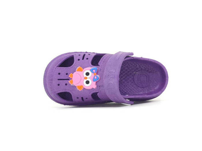 Daye Bebe BK01001 Hayvanlı Kaymaz Sandalet Lila